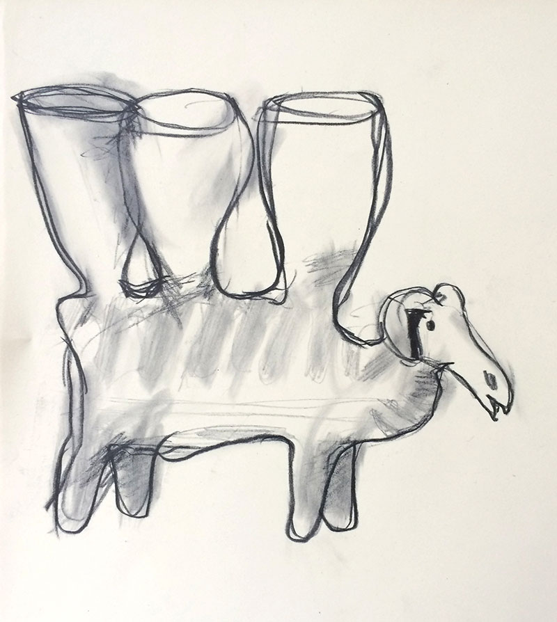Animal with 3 Vessels